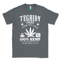 Charcoal Heather tegridy farms Classic Tee - linhVisuals