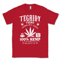 Red tegridy farms Classic Tee - linhVisuals