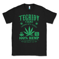 Black tegridy farms Classic Tee - linhVisuals