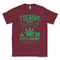 Burgundy tegridy farms Classic Tee - linhVisuals