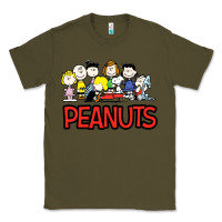 Army Green peanuts animation Classic Tee - linhVisuals