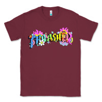 Burgundy trasher Classic Tee - linhVisuals