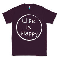 Plum life is happy Classic Tee - linhVisuals