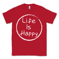 Red life is happy Classic Tee - linhVisuals