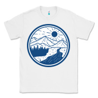 White River Mountain Badge Classic Tee - linhVisuals