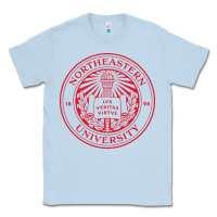 Dusty Blue northeastern university Classic Tee - linhVisuals