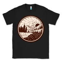 Black River Forest Brown Classic Tee - linhVisuals