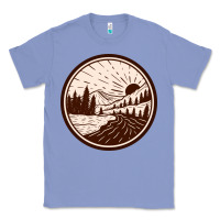 Colony Blue River Forest Brown Classic Tee - linhVisuals