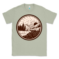 Matcha River Forest Brown Classic Tee - linhVisuals