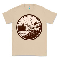 Mushroom River Forest Brown Classic Tee - linhVisuals