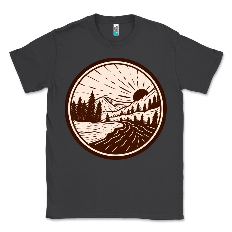River Forest Brown Classic Tee by linhVisuals | Teevron
