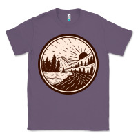Lavender River Forest Brown Classic Tee - linhVisuals