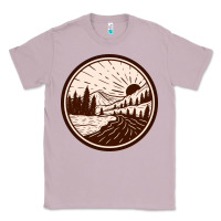 Lilac River Forest Brown Classic Tee - linhVisuals