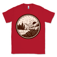Red River Forest Brown Classic Tee - linhVisuals