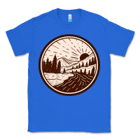 True Royal River Forest Brown Classic Tee - linhVisuals