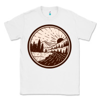 White River Forest Brown Classic Tee - linhVisuals