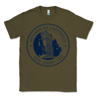 Army Green monmouth university Classic Tee - linhVisuals