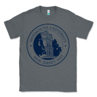Charcoal Heather monmouth university Classic Tee - linhVisuals