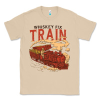 Mushroom Whiskey Train Classic Tee - linhVisuals
