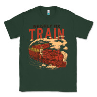 Sports Green Whiskey Train Classic Tee - linhVisuals