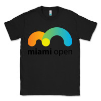 Black miami open Classic Tee - linhVisuals