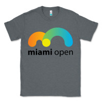 Charcoal Heather miami open Classic Tee - linhVisuals