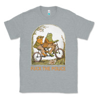 Heather Grey Frogs And Toad Fucks The Police Classic Tee - linhVisuals