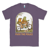 Lavender Frogs And Toad Fucks The Police Classic Tee - linhVisuals