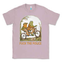 Lilac Frogs And Toad Fucks The Police Classic Tee - linhVisuals