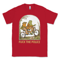 Red Frogs And Toad Fucks The Police Classic Tee - linhVisuals