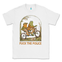 White Frogs And Toad Fucks The Police Classic Tee - linhVisuals
