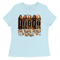 Baby Blue the same heart inside artiststas Ladies Tee - Artiststas