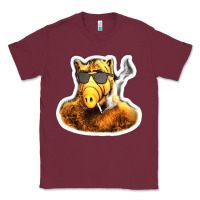 Burgundy Alf Classic Tee - linhVisuals