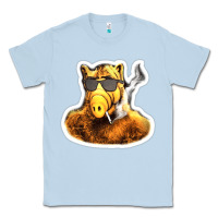 Dusty Blue Alf Classic Tee - linhVisuals
