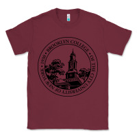Burgundy Brooklyn College Classic Tee - linhVisuals