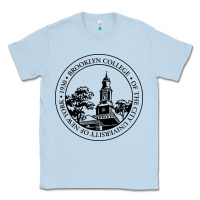 Dusty Blue Brooklyn College Classic Tee - linhVisuals
