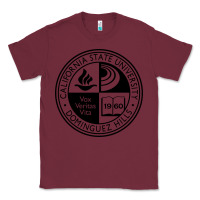 Burgundy Csu Dominguez Hills Classic Tee - linhVisuals