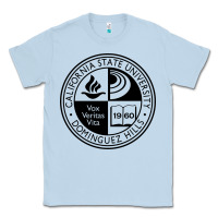 Dusty Blue Csu Dominguez Hills Classic Tee - linhVisuals