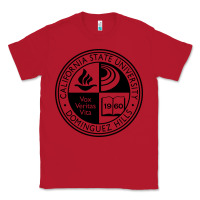 Red Csu Dominguez Hills Classic Tee - linhVisuals