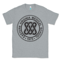 Heather Grey Eastern Virginia Medical School Classic Tee - linhVisuals