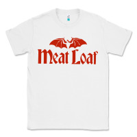 White MEAT LOAF Classic Tee - linhVisuals
