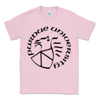 Bubblegum Pink Purdue University Classic Tee - linhVisuals