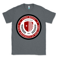 Charcoal Heather Stony Brook University Classic Tee - linhVisuals