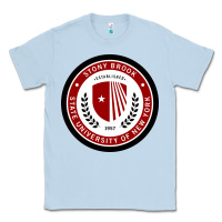 Dusty Blue Stony Brook University Classic Tee - linhVisuals