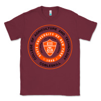 Burgundy Suny Cobleskill Classic Tee - linhVisuals