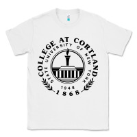 White Suny Cortland Classic Tee - linhVisuals