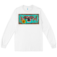 White mom heifer license plate Long Sleeve Tee - Artiststas