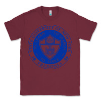 Burgundy Suny Fredonia Classic Tee - linhVisuals