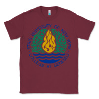 Burgundy Suny Geneseo Classic Tee - linhVisuals