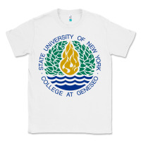 White Suny Geneseo Classic Tee - linhVisuals